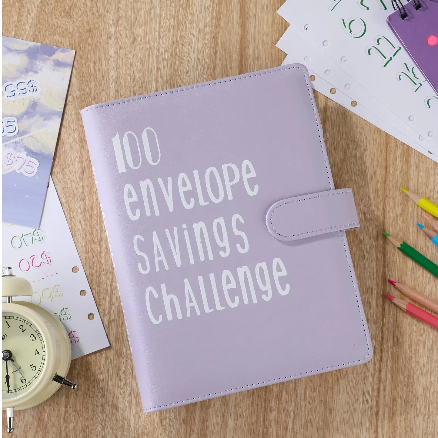 100 Envelope Savings Binder Challenge